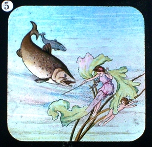 THE WATER-BABIES - magic lantern slide